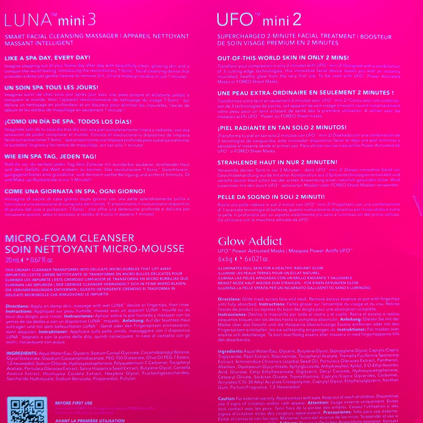 Luna mini 3 + UFO™ mini 2 4-Piece Gift Set