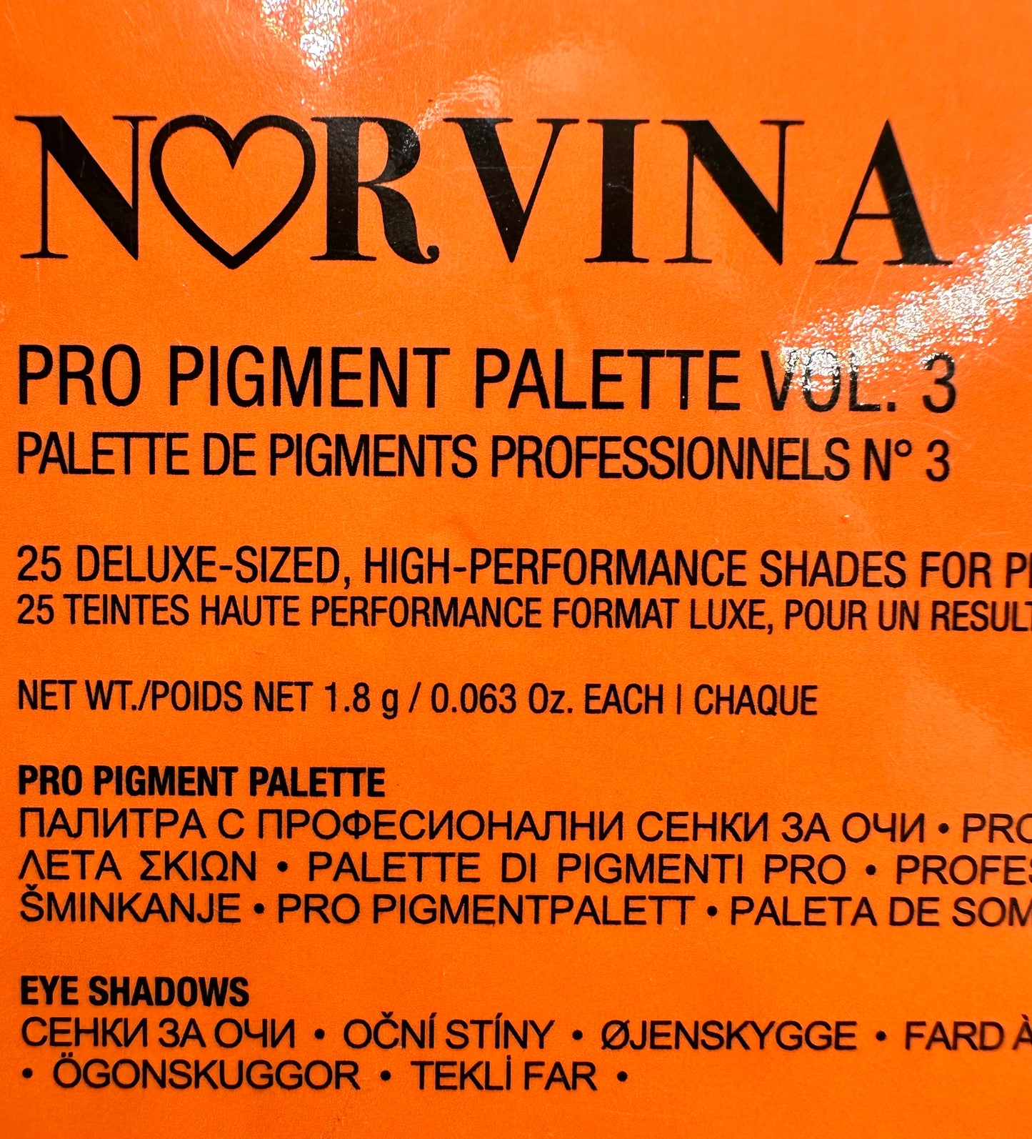 Anastasia Beverly Hills Norvina PRO Pigment Eyeshadow Palette Vol 3