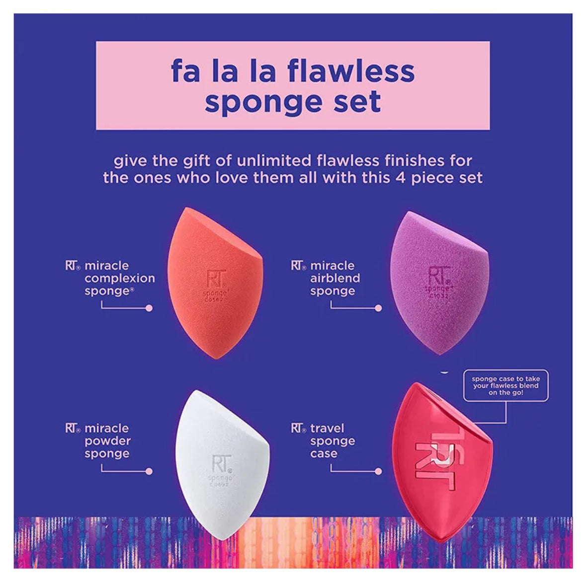 Real Techniques Fa la la Flawless Sponge Set Limited Edition