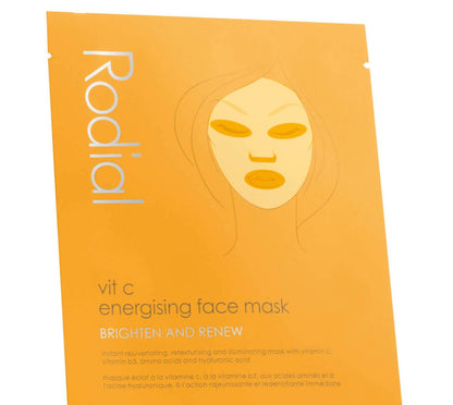 Rodial Vit- C  3 piece Travel Set -  Cleanser 20 ml, Sheet Mask, Face Soufflé 15 ml .5 oz