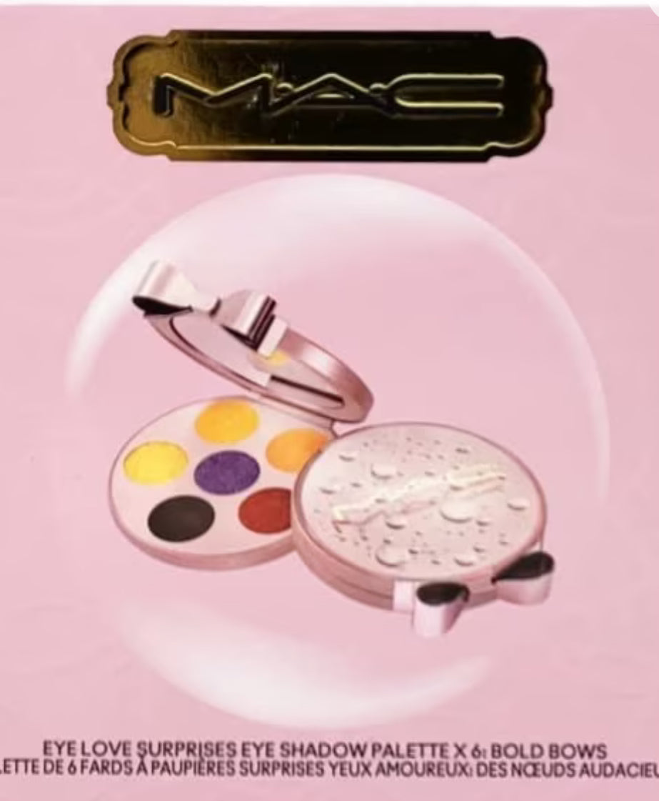 MAC Limited Edition Eye Love Surprises Eye Shadow Palette x 6: Bold Bows