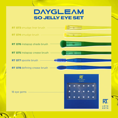 Real Techniques Gift Selection Daygleam So Jelly Eye Makeup Brush Set
