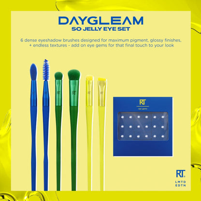 Real Techniques Gift Selection Daygleam So Jelly Eye Makeup Brush Set